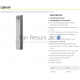 SANELA stainless steel shower panel with Piezo button SLSN 01P 24V