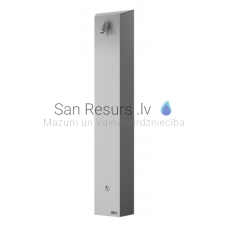 SANELA stainless steel shower panel with Piezo button SLSN 01PB 6V