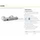 SANELA wall-mounted thermostatic shower control SLS 03B 9V