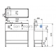 SANELA stainless steel electric sink/trough SLUN 50EA