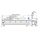 SANELA stainless steel electric sink/trough with thermostatic mixer SLUN 51ET