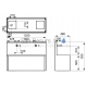 SANELA stainless steel electric sink/trough SLUN 80PA