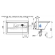 SANELA stainless steel medical sink/trough SLUN 54