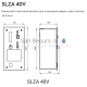 SANELA монетный и жетонный автомат для открывания двери с евро ключом SLZA 40V