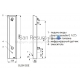 SANELA stainless steel automatic shower panel SLSN 02EB 6V with mixer