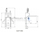 SANELA turnstile with thermo-visual camera SLKT 03S