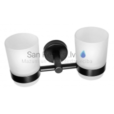 SANELA double glass with stainless steel holder SLZD 15N