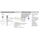 SANELA toilet flushing unit with Piezo button SLW 01PA