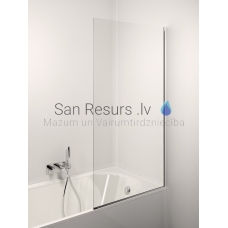 STIKLA SERVISS bathtub screen NORIS transparent 150x 40