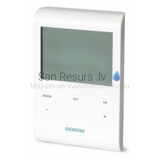 Siemens room thermostat with auto time switch RDE100.1