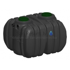 Септик со встроенным съемным фильтром EPURBLOC  4000 размер: 2045x1850x1545