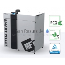 SOKOL pellet boiler SMART PELLET PLUM PLATINUM 16kW (L/R) with automatic cleaning