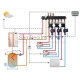 HKS LAZAR pellet heating boiler SmartFire Compact 15kW with 50L bunker