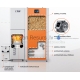 HKS LAZAR pellet heating boiler SmartFire 31kW with 240L bunker