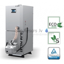 SOKOL pellet boiler SLIM PELLET 10kW with automatic cleaning