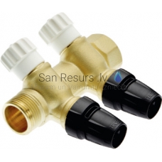 TECElogo manifold, shut-off 3/4
