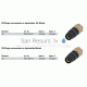 TECElogo pressure-testing plug with ventilation 16 brass