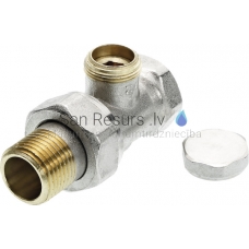 TECElogo radiator return screw connection, through type 1/2“ IS х 1/2“ VS 10 bar 120°C