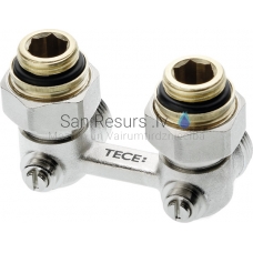 TECElogo two-pipe valve block for HC 1/2