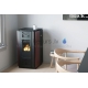 Thermoflux granulių židinys-krosnis su šildymo jungtimi MINITHERM AQUA 8,5