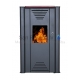 Thermoflux гранульный камин-печь с нагревательным соединением INTERIO 20 (красный)