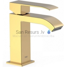 TRES CUADRO sink faucet, gold