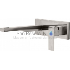 TRES CUADRO wall kitchen faucet, Steel