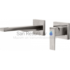 TRES CUADRO wall kitchen faucet, Steel