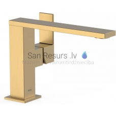 TRES CUADRO sink faucet, gold matt