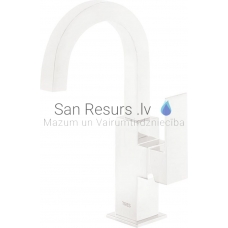 TRES CUADRO sink faucet, white matt