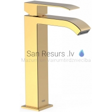 TRES CUADRO sink faucet, gold