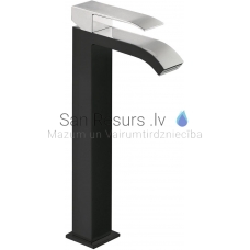 TRES CUADRO sink faucet, black Chromium