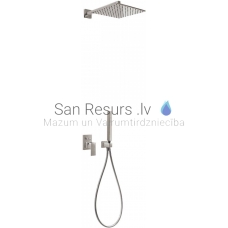 TRES CUADRO built-in shower faucet with shower set, Steel