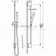 TRES sliding bar with wall water intake, Steel