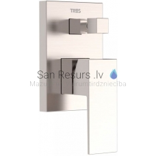 TRES CUADRO built-in sink faucet (2 channels), Steel