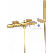 TRES LOFT shower/bath faucet, gold matt