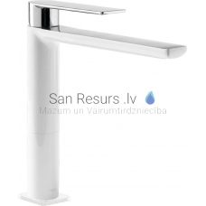 TRES LOFT sink faucet, white Chromium