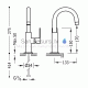 TRES LOFT izlietnes jaucējkrāns, zelta, gold