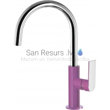 TRES LOFT sink faucet, Violet Chromium