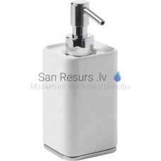 TRES LOFT Ceramic countertop soap dispenser, Chrome
