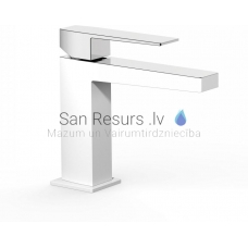 TRES SLIM sink faucet, white Chromium