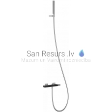 TRES SLIM shower/bath faucet, black Chromium