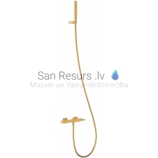 TRES SLIM vannas/dušas jaucējkrāns ar dušu, zelta, gold