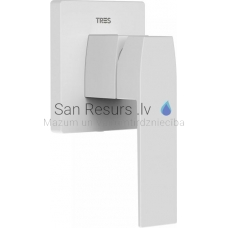 TRES SLIM built-in sink faucet (1 channel), white matt