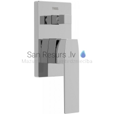 TRES SLIM built-in sink faucet (2 channels), Chromium