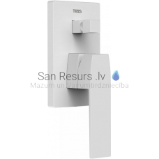 TRES SLIM built-in sink faucet (2 channels), white matt