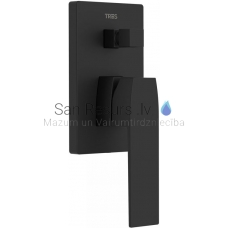 TRES SLIM built-in sink faucet (2 channels), black matt