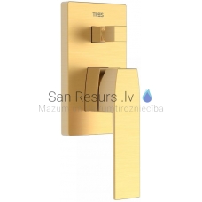 TRES SLIM built-in sink faucet (1 channel), gold matt