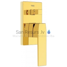 TRES SLIM built-in sink faucet (2 channels), gold