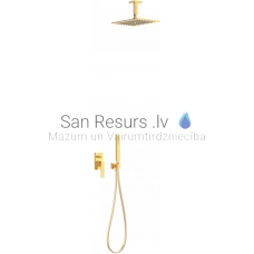 TRES SLIM zemapmetuma dušas sistēmas komplekts, zelta, gold